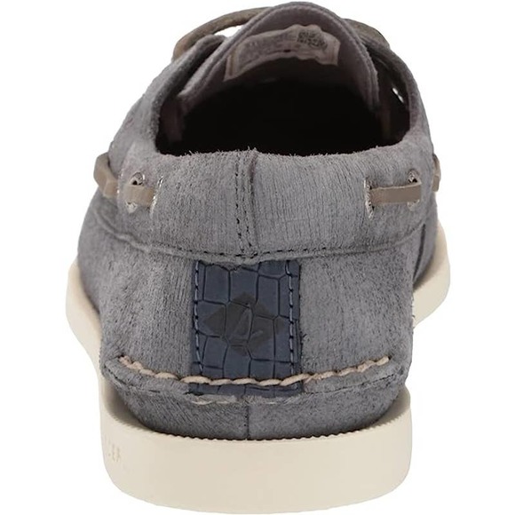 Sperry Men's Authentic Original PLUSHWAVE Boat Shoe, Navy Check, 7.5 - Picture 7 of 8